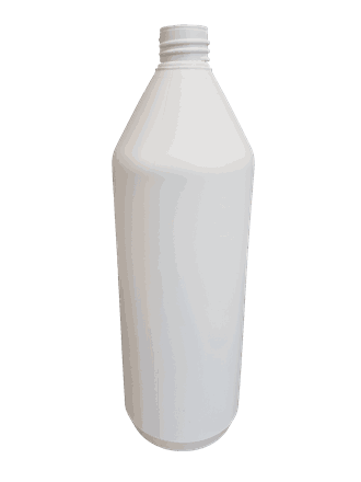 1 liter flaske HDPE Hvit 28mm 49g Taktil UN