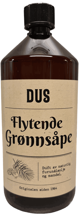 DUS Flytende Grønnsåpe. 1 liter.