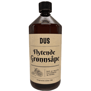 DUS Flytende Grønnsåpe. 1 liter.