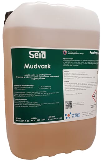 SEID Mudvask. 25 liter. Profesjonell