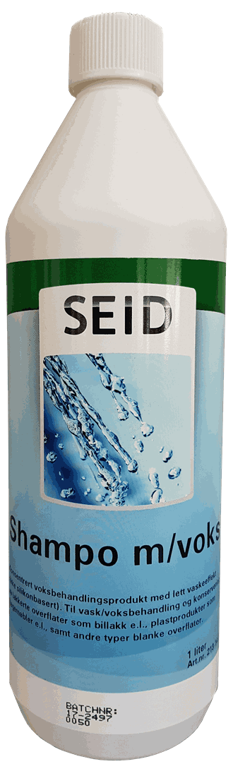 Seid Shampo med voks. 1 liter.