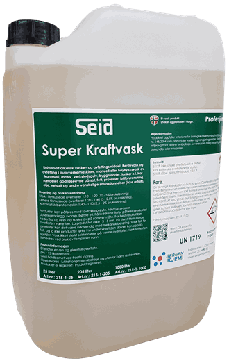 Seid Super Kraftvask. 25 liter. Profesjonell